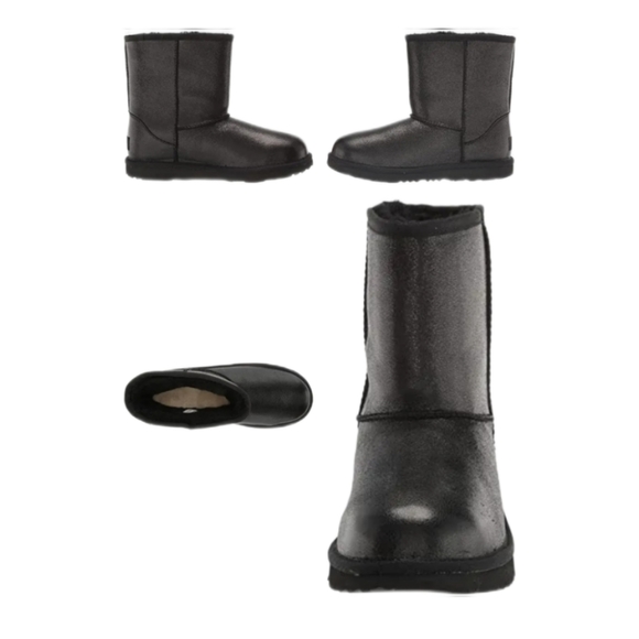 UGG Girl Classic Black Boots - Picture 4 of 6